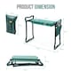 image 2 of Garden Kneeler 3-IN-1 Folding Gardening Padded Seat & Kneeler Stool Inc Gloves