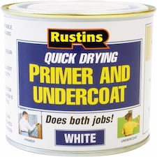 Rustins Quick Drying Primer And Undercoat White 500ml