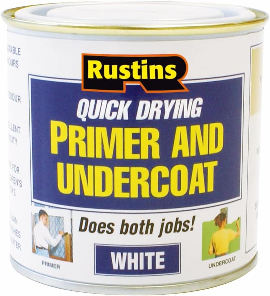 image 1 of Rustins Quick Drying Primer And Undercoat White 500ml