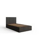 image 1 of End Lift Ottoman Storage Bed Single Grey | Grey | Grey