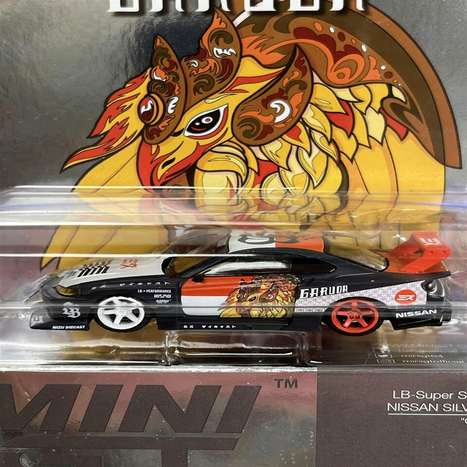 image 1 of LB Super Silhouette Nissan Silvia S15 Garuda 1:64 Scale Mini GT MGT00652R