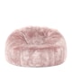 image 7 of Kids Classic Faux Fur Bean Bag Chair Light Pink Bean Bags for Children | Pink | Light Pink | 1
