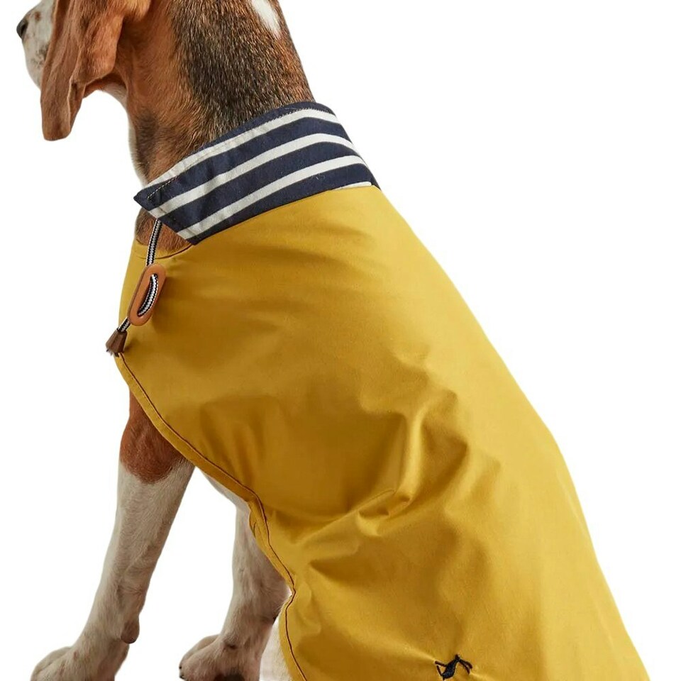 image 1 of Joules Water Resistant Dog Coat - Mustard - Medium-45cm