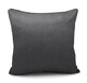 image 1 of Embossed Plain Scatter Cushion - 43cm x 43cm | Grey | Charcoal