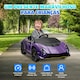 image 6 of AIYAPLAY 12V Lamborghini Autentica Licensed Ride on Car, Purple