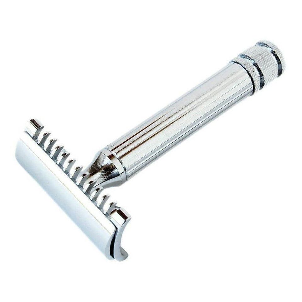 Fatip Grande Nickel Classic Original Open Comb Safety Razor