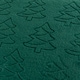 image 3 of furn. Festive Trees Embossed Cushion | Green | Emerald | 50 x 50cm | 1