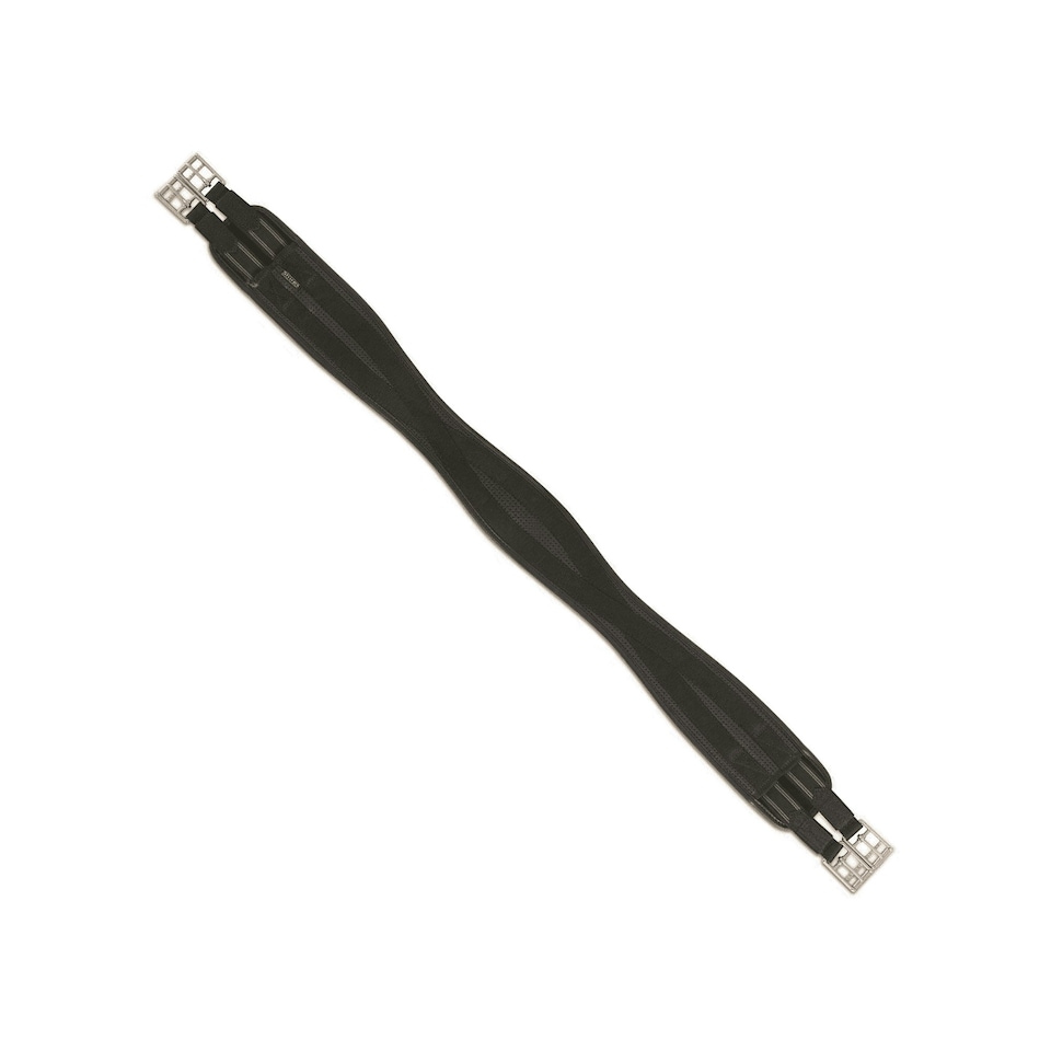 image 1 of Shires Anti-Chafe Elastic Horse Girth - Black - 60in