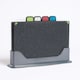 image 8 of Cooks Professional Set of 4 Index Chopping Boards with Stand & Coloured Tabs