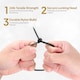 image 5 of 100 Pcs 100mm x 2.5mm Strong Black Nylon Plastic Cable Ties Zip Tie Wraps organizer | Black