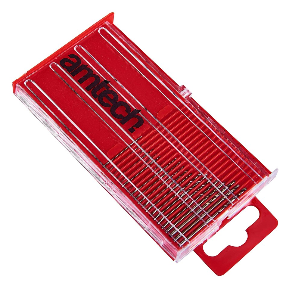 20 Piece high speed steel (HSS) micro drill bits (0.3mm - 1.6mm) - F0930