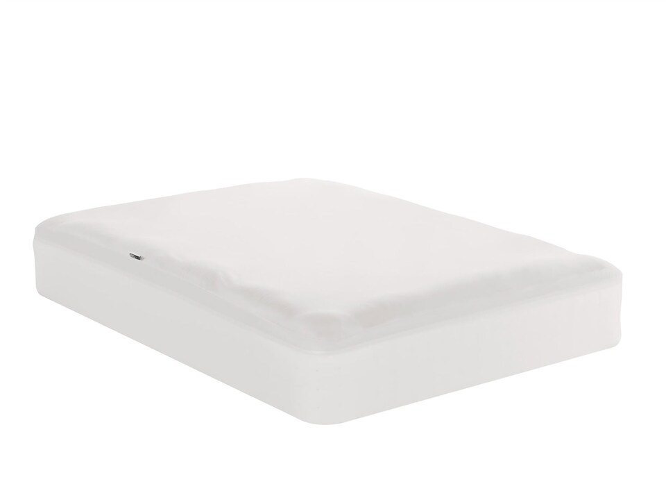 image 1 of Mattress Protect Cotton Smooth Mattress Protector - Double | White | Double | 1