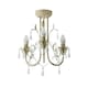 image 7 of ValueLights Odelia 3 Way White Ceiling Light Chandelier | Cream