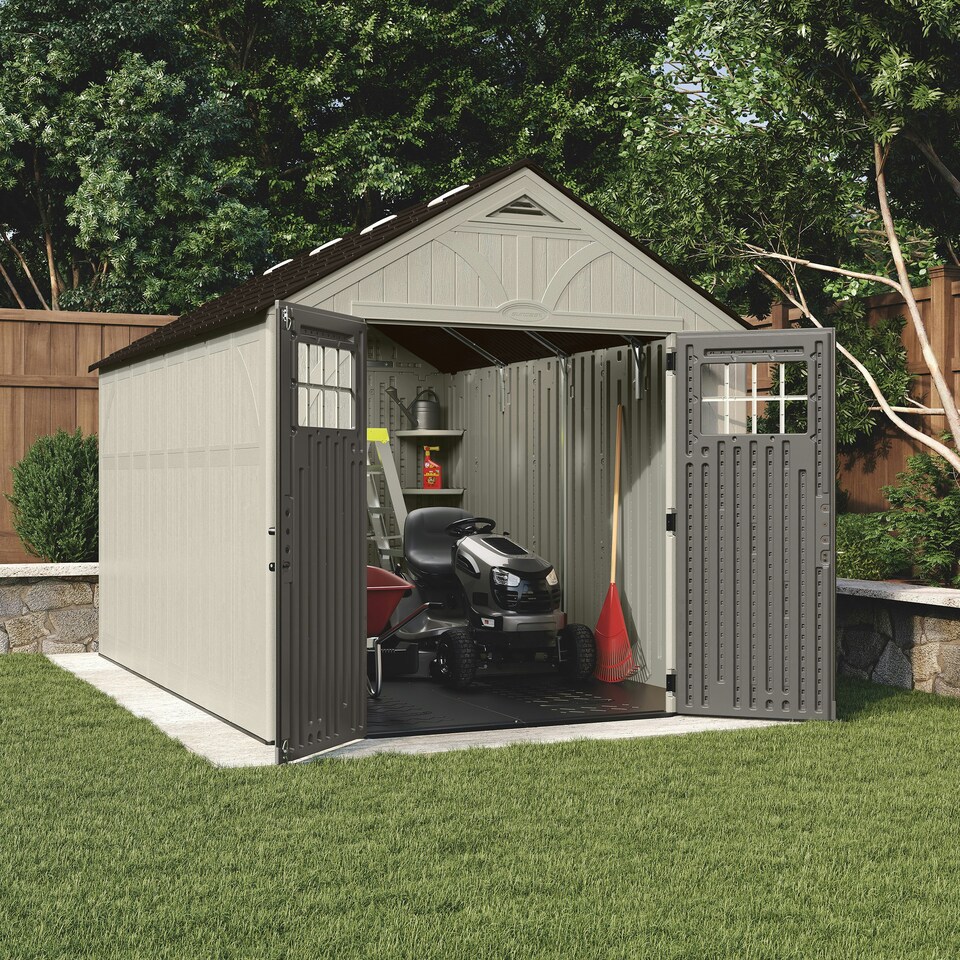 image 1 of Suncast Tremont Shed 8x13 | Cream
