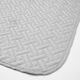 image 3 of OHS Geo Pinsonic Quilted Blanket Bedspread, 200x240cm - Silver