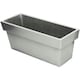 image 1 of Primrose Zinc Edge Trough Outdoor Garden Planter in Silver Small 40cm