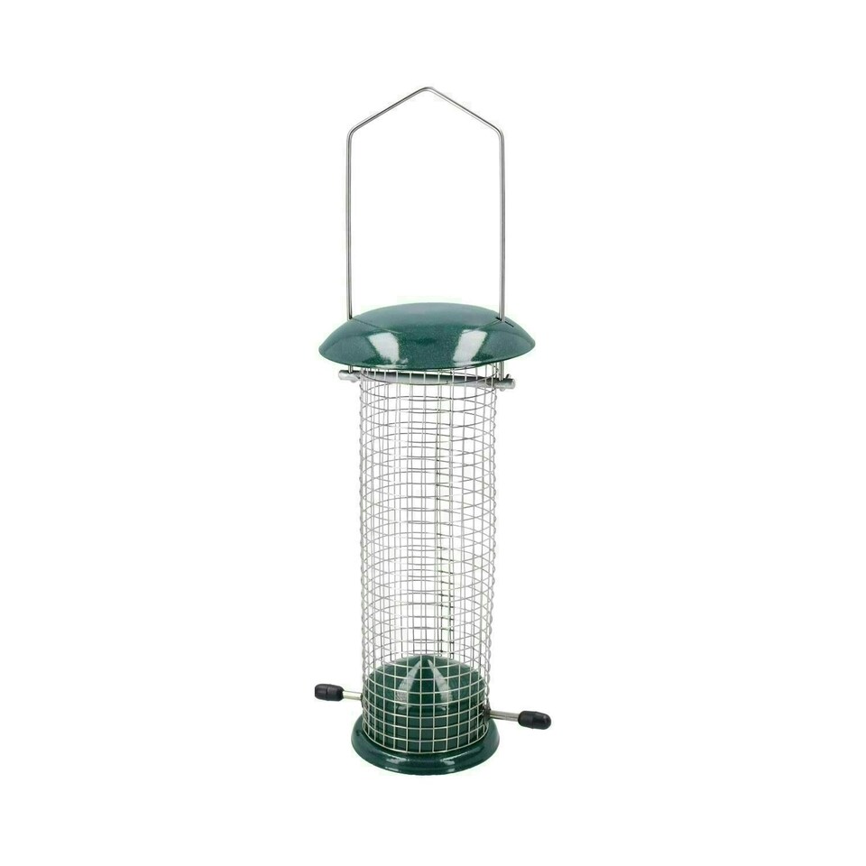 image 1 of Deluxe Bird Feeder Peanut Holder Hanging Feeding Station For Wild Birds