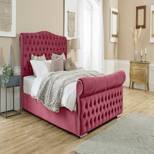 Casonova Plush Superking Bed Frame - Maroon