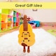 image 8 of Violin Soft Toy Cute Plushie Huggable Cuddly Stuffed Toy 16cm Yellow