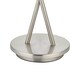 image 8 of Branco 2 Light Chrome & Smoked Glass Table Lamp