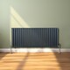 image 4 of Oval Column Radiator 600mm x 1440mm Anthracite Grey