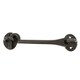 image 1 of Hammer & Tongs Rustic Cabin Hook and Eye - W165mm - Black