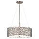 image 1 of Silver Coral 3 Light Ceiling Duo-Mount Pendant Classic Pewter, E27