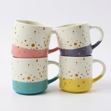 Speckled Ceramic Coffee Mug Collection 400ml | Blue | 400ml | 1
