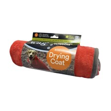 Henry Wag Large Red Dog Drying Coat