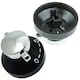 image 3 of SPARES2GO Control Knob for Belling  444445523, 444445724  New World 444441153 Gas Oven Cooker (Pack of 2 Knobs) Black | Silver