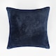 image 5 of OHS 2 x Soft Waffle Textured Fleece Cushion Covers, 45x45cm - Navy Blue