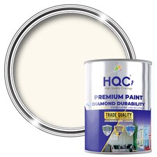 HQC Masonry Paint - Weatherproof & Long-lasting Protection For All Exterior Walls - Ivory - 1L