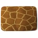 image 1 of Giraffe Print Soft Bathmat | Multi