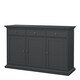 image 3 of Paris Sideboard with 3 doors and 3 drawers in Matt Grey Grey