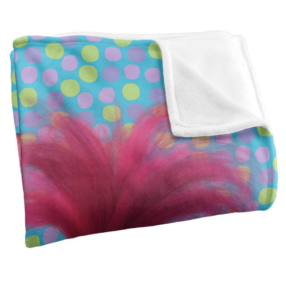 image 1 of Trolls Silky Group Soft Touch Blanket | Multi | Multicoloured | One Size | 1