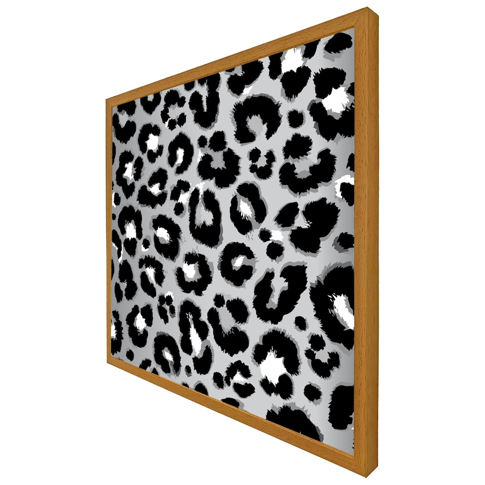 image 1 of Silver leopard print (Picture Frame) Brown | L
