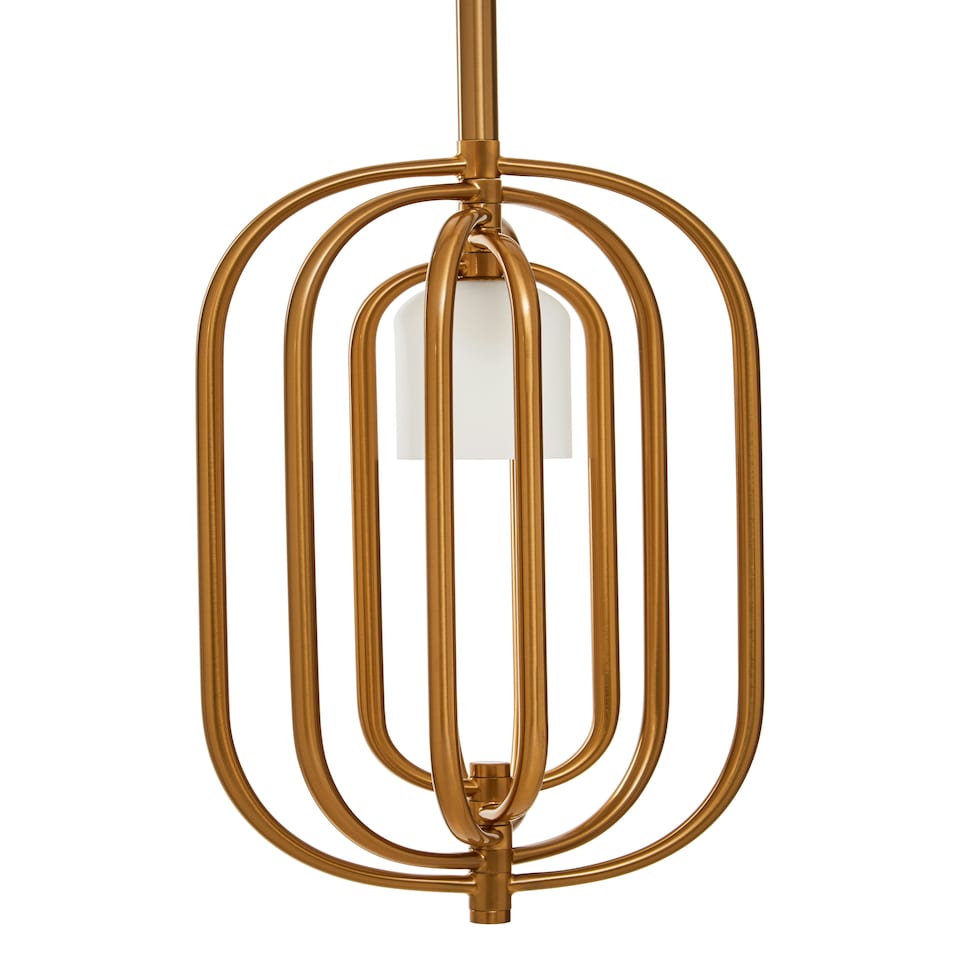 image 1 of Interiors by Premier Frosted Glass Pendant Light