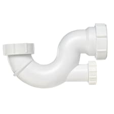 Make Shallow Bath Trap - White - 40mm