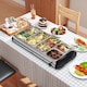 image 8 of HOMCOM Electric Food Warmer 5 Tray, 9.2L Buffet Server with Lids, Silver | Silver | Silver Tone