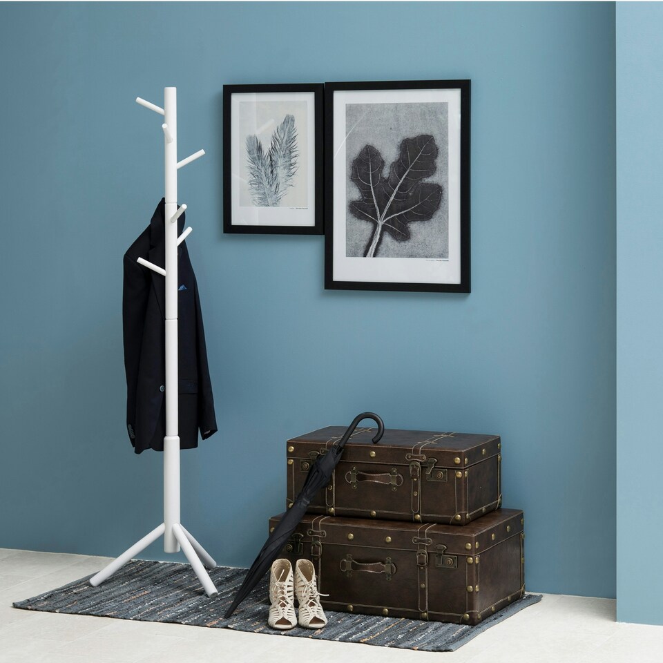 image 1 of Bremen Coat Stand in White