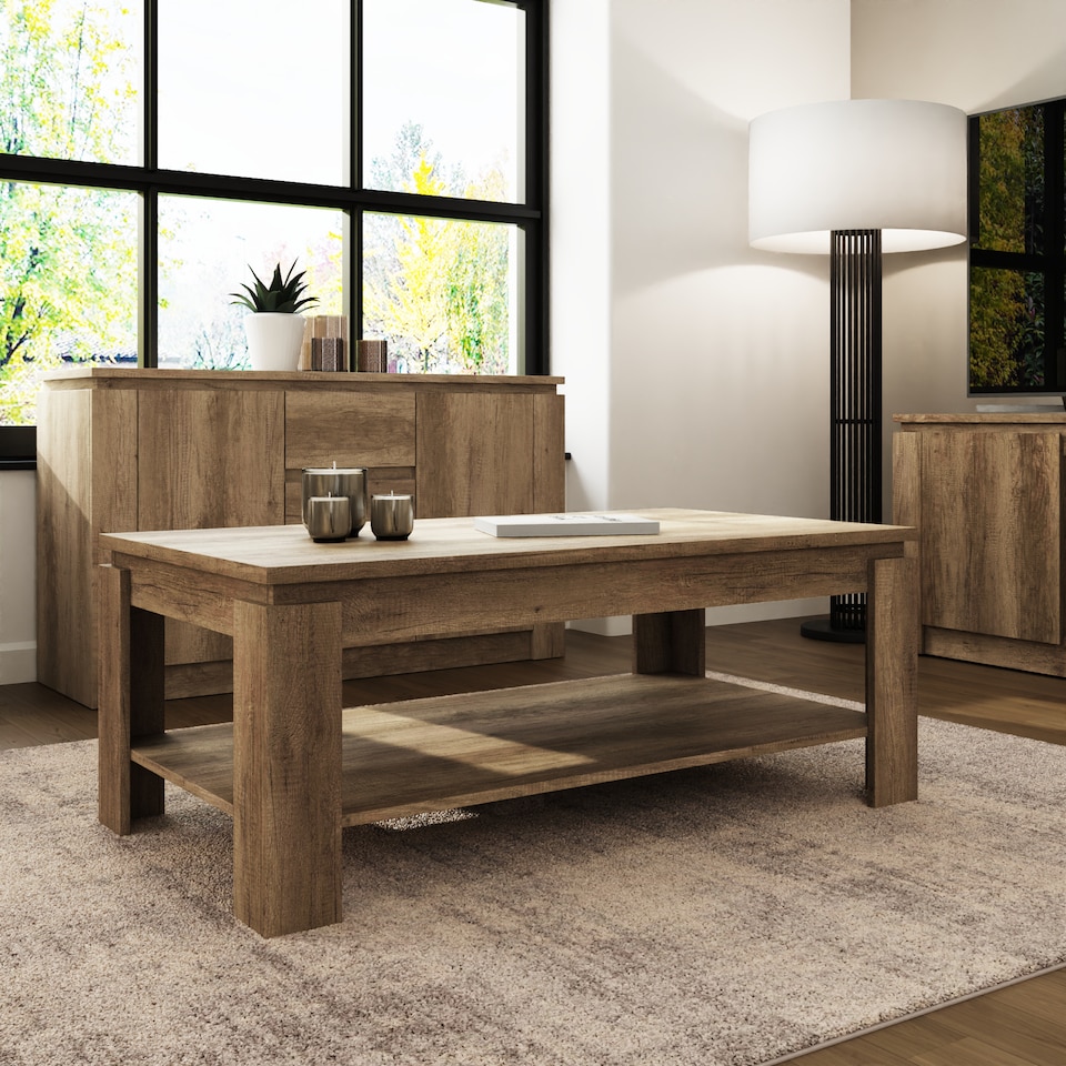 image 1 of Canyon Oak Coffee Table