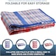 image 8 of S&d, Laundry Zip Bags XXL Heavy Duty Storage Bags Reusable Nylon Large for Moving Clothes Wardrobe Waterproof -3pcs (Red)