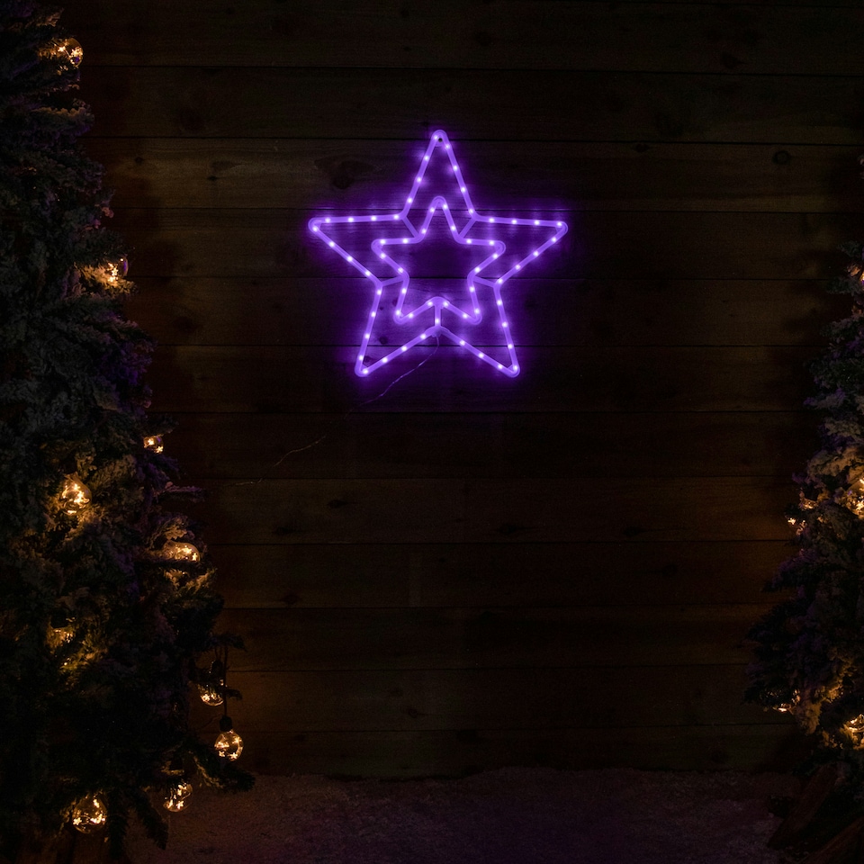 image 1 of 56cm RGB Digital Light up Christmas Star with Remote Control & Timer Function