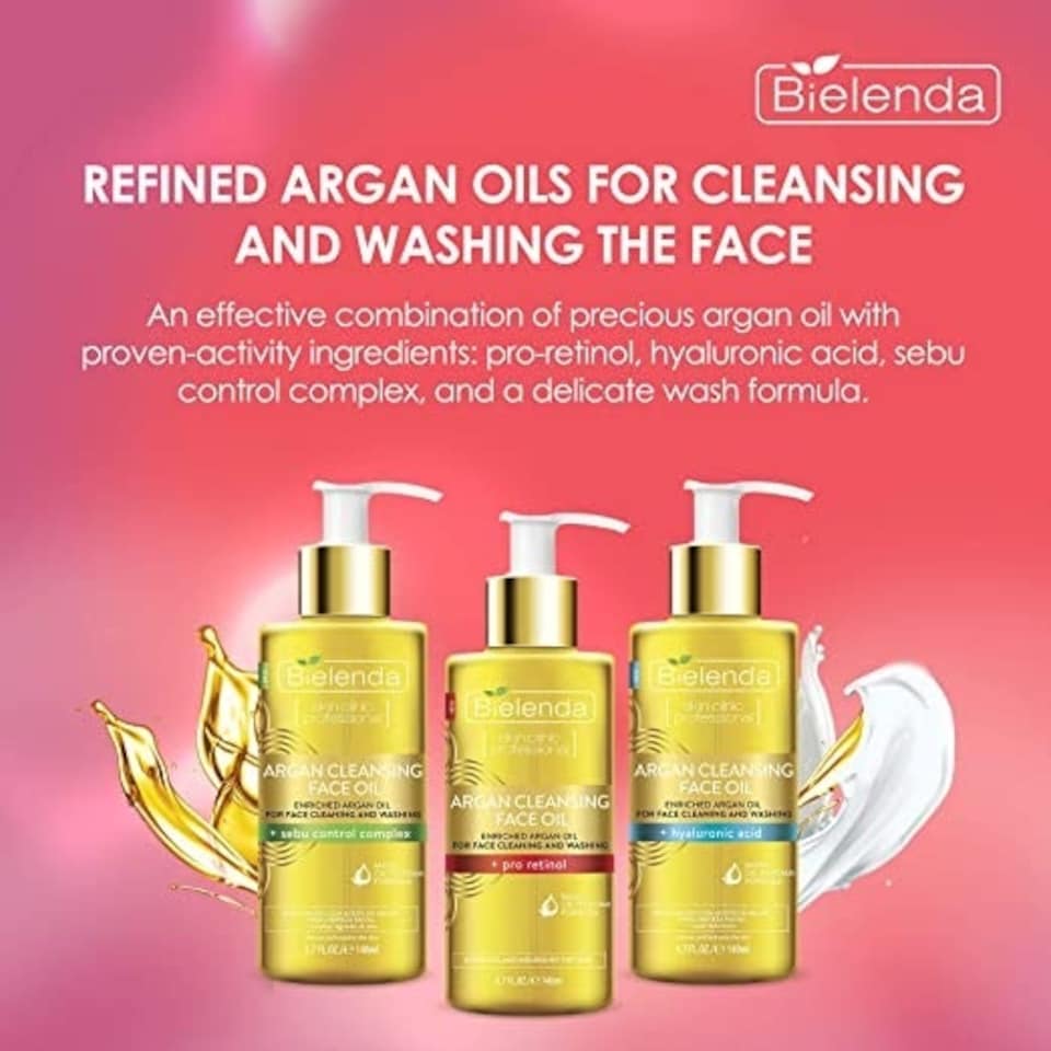 image 1 of Bielenda Agran Cleansing Face Oil with Pro-Retinol 140ml