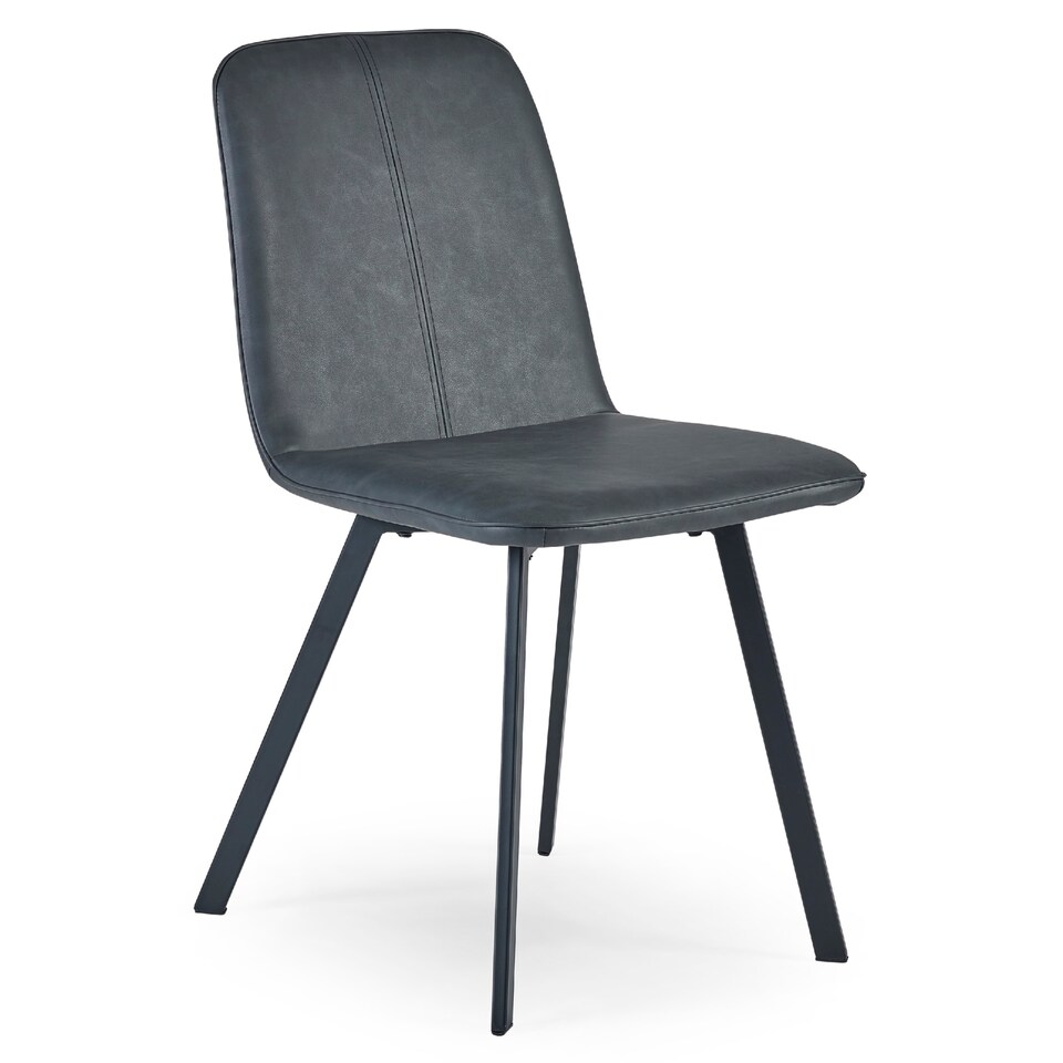 image 1 of Helmsley Premium Antique Black Dining Chairs - Set of 2