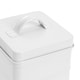 image 5 of Harbour Housewares White Vintage Metal Kitchen Sugar Canister Kitchen Caddy Kitchen Storage Containers Canisters