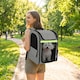 image 7 of PawHut Dog Carrier Backpack Expandable for Small Puppy Cat for Travel Hiking