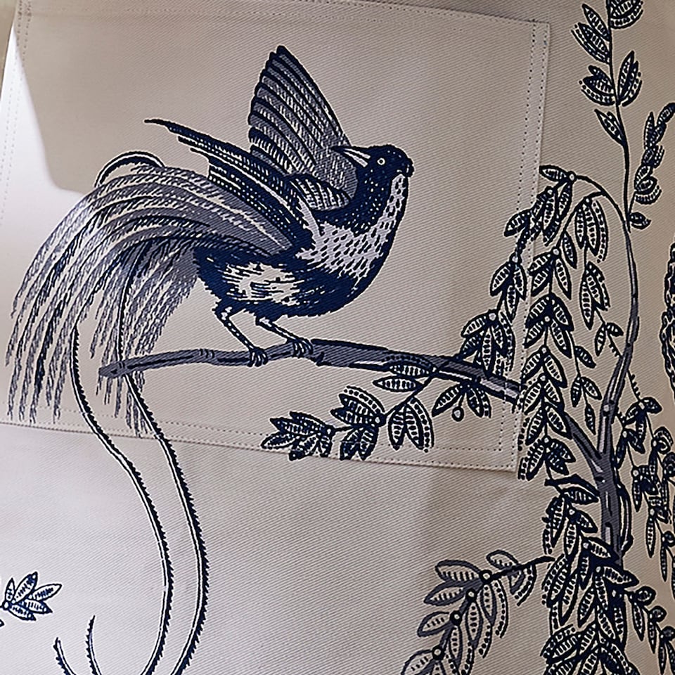 image 1 of Ulster Weavers Willow Toile Apron - Cotton Blue