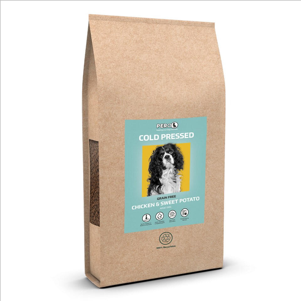 image 1 of Pero Cold Pressed Dog Food - Chicken and Sweet Potato | Brown | 2kg | Chicken | 1