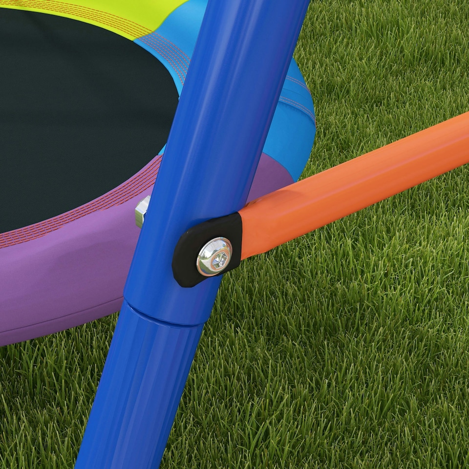 image 1 of Outsunny Kids Swing Nest Swing Seat with A-Frame Structure for Outdoor Use